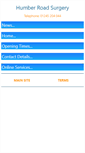 Mobile Screenshot of humberroadsurgery.nhs.uk